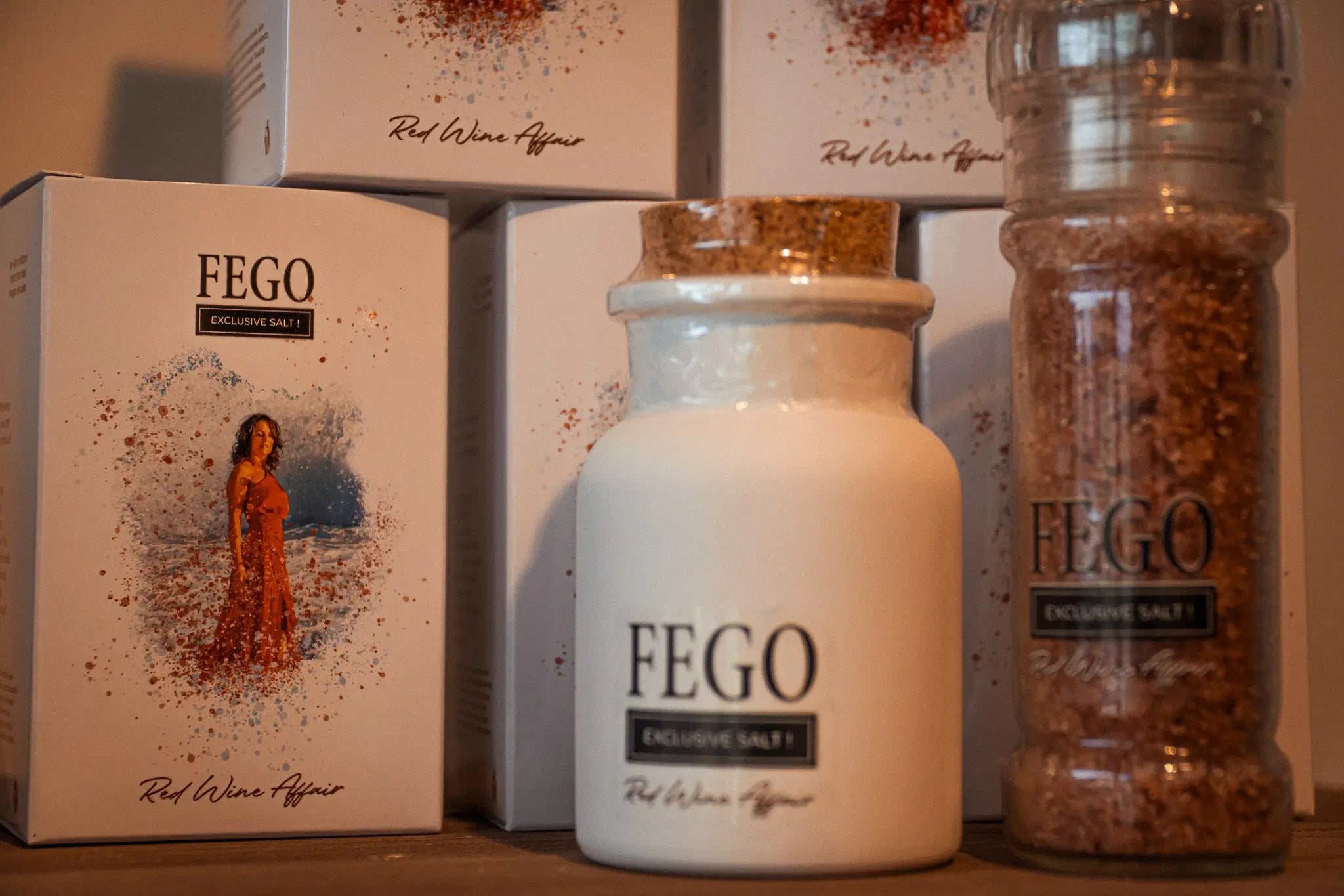 Fego Red Wine Salt Santos Gourmet