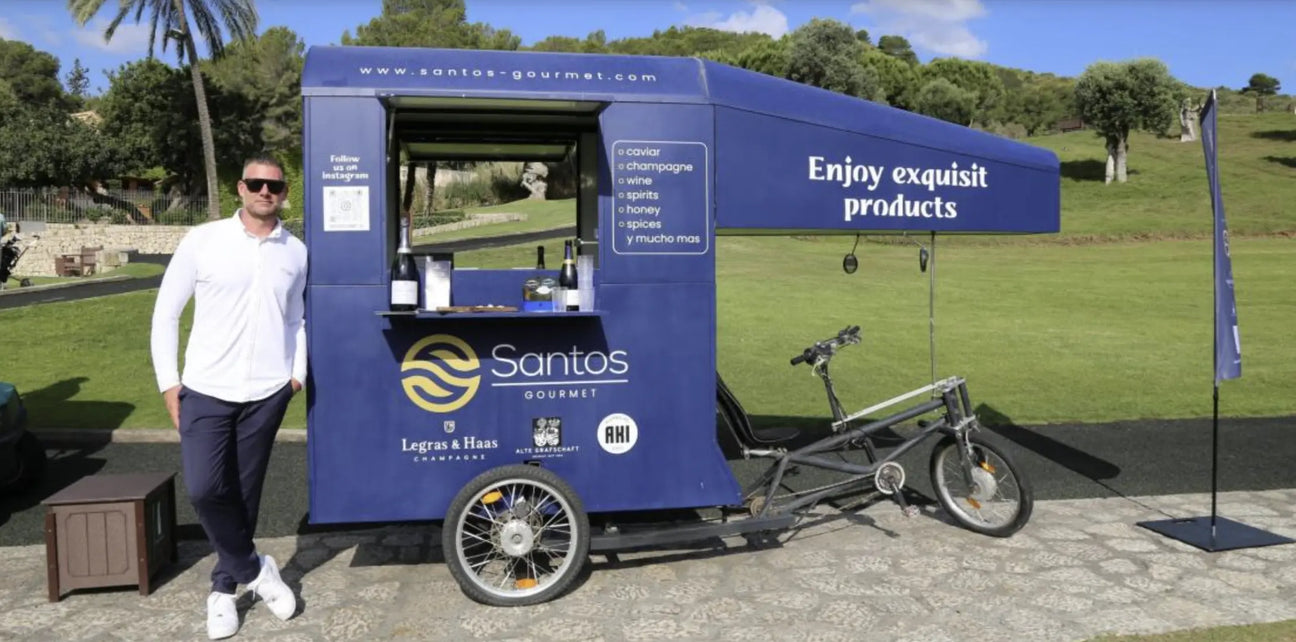 Santos-Gourmet-Excites-at-the-Mallorca-Golf-Tournament-with-Exclusive-Rickshaw-Service-and-Culinary-Delights Santos Gourmet