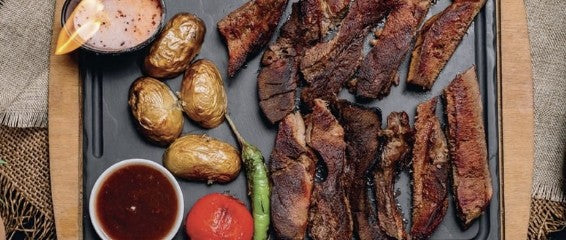 meet tapas plate
