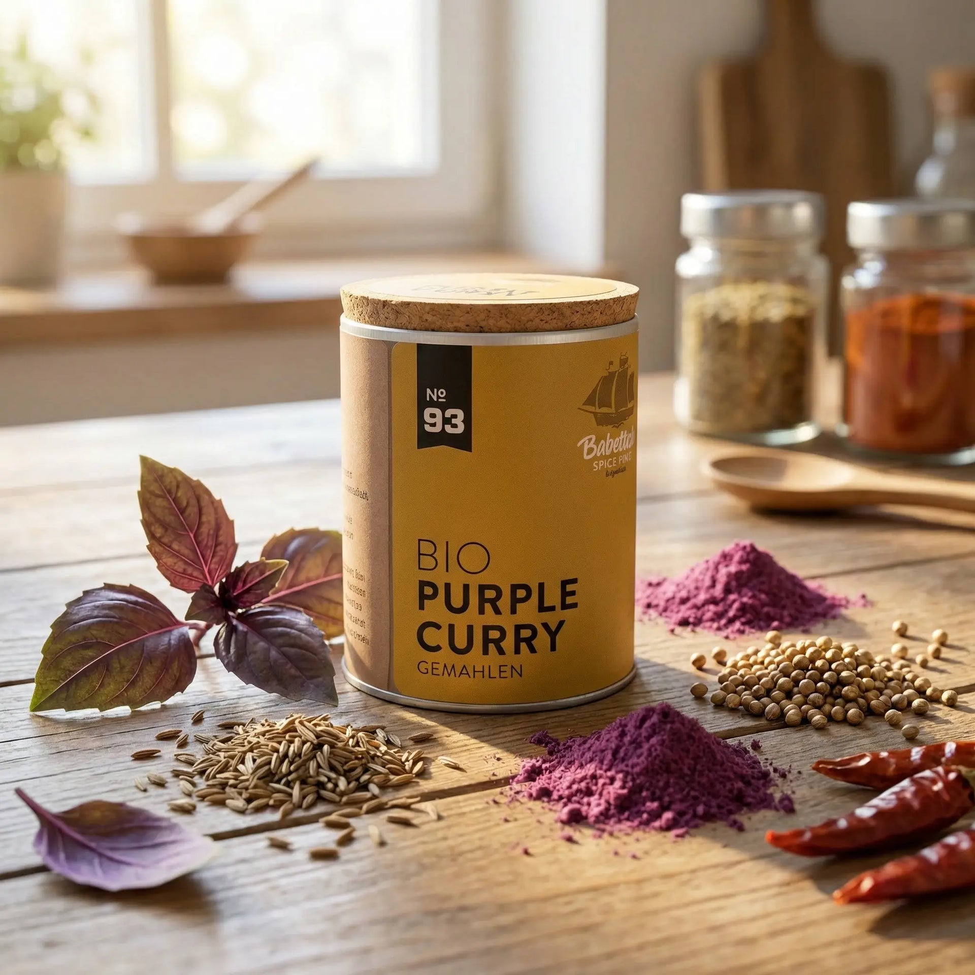 BIO-Purple Curry Dose 50g Santos Gourmet