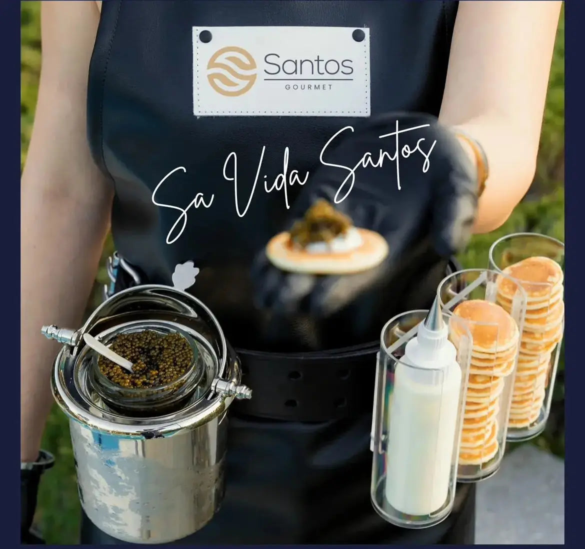 Caviar Girl Service: Elegant Caviar & Blinis for Your Next Event by Santos Gourmet Santos Gourmet