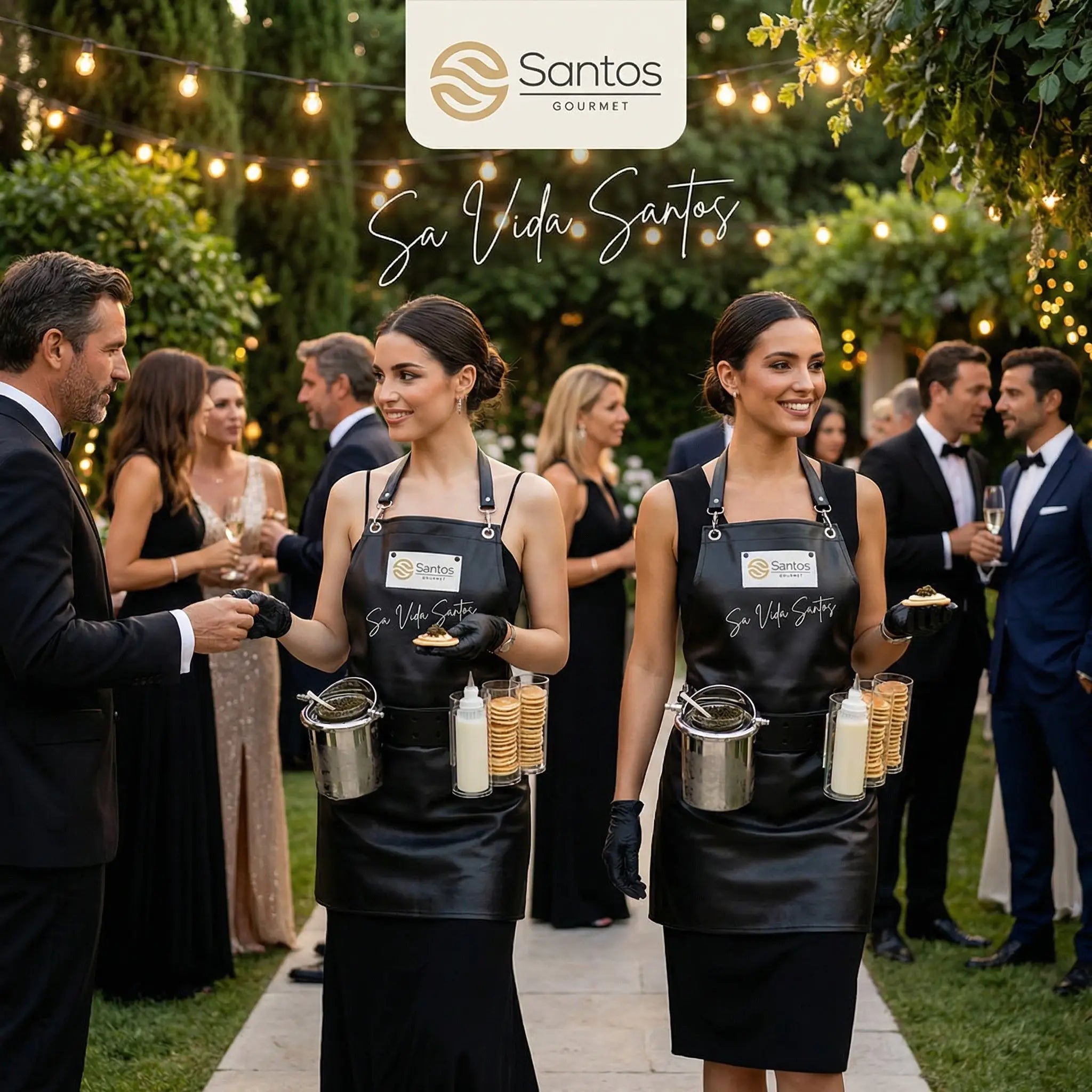 Caviar Girl Service: Elegant Caviar & Blinis for Your Next Event by Santos Gourmet Santos Gourmet