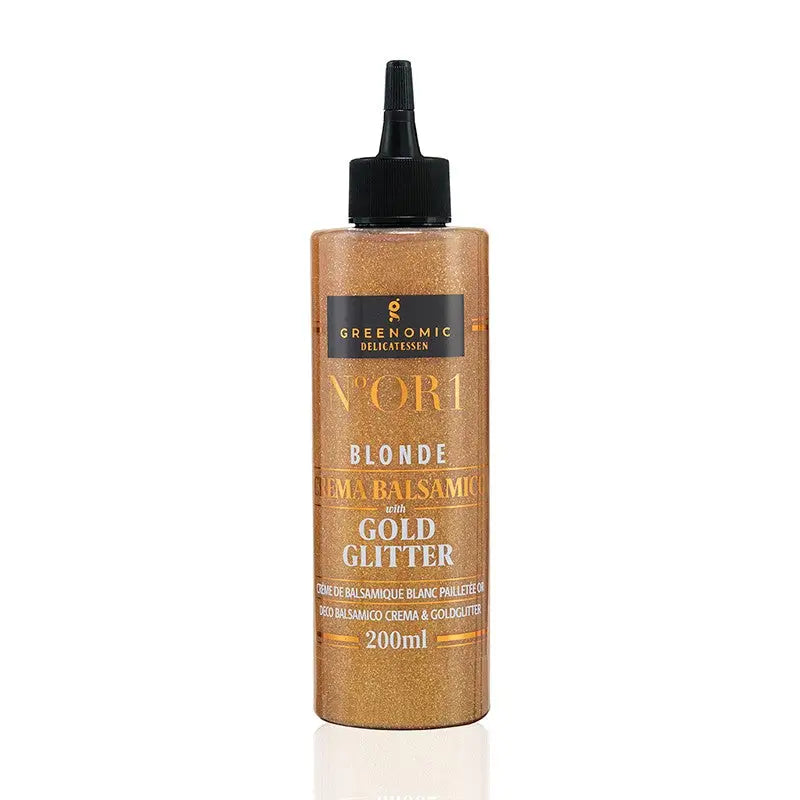 Crema Balsamico & Gold Blonde with Gold Glitter Santos Gourmet