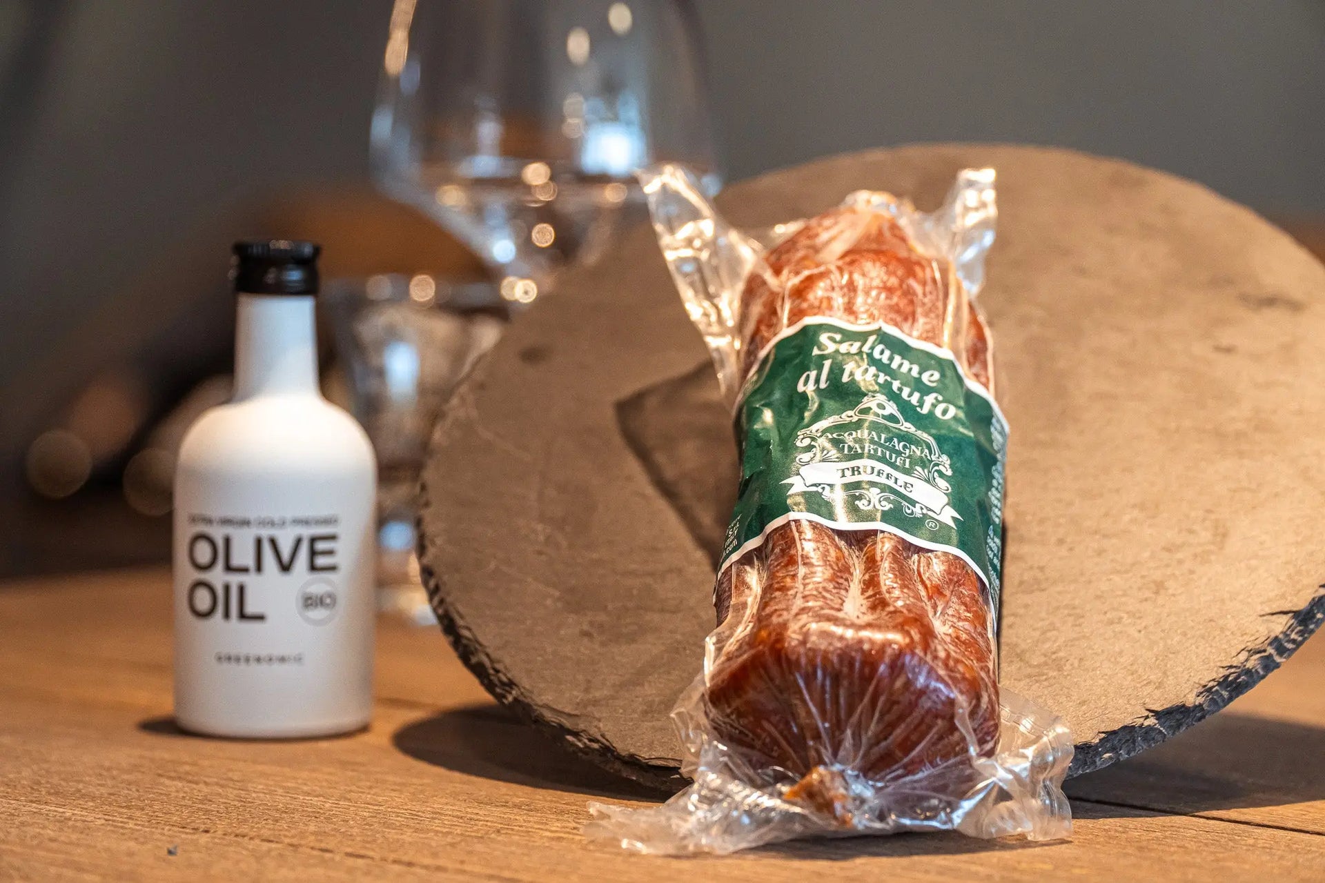 Truffle Salami 250gr Santos Gourmet