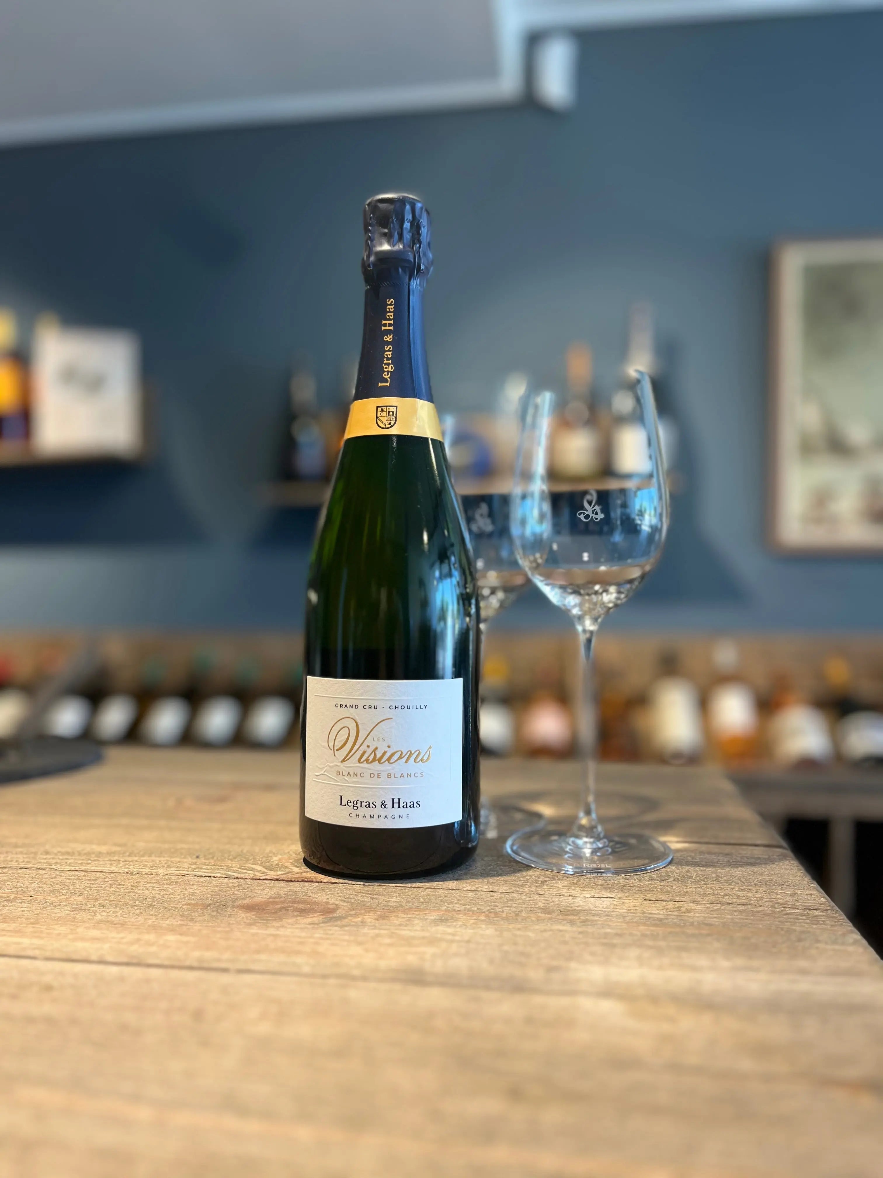 Champagne Legras & Haas Les Visions Blanc de Blancs Grand Cru | 0.75 l Santos Gourmet