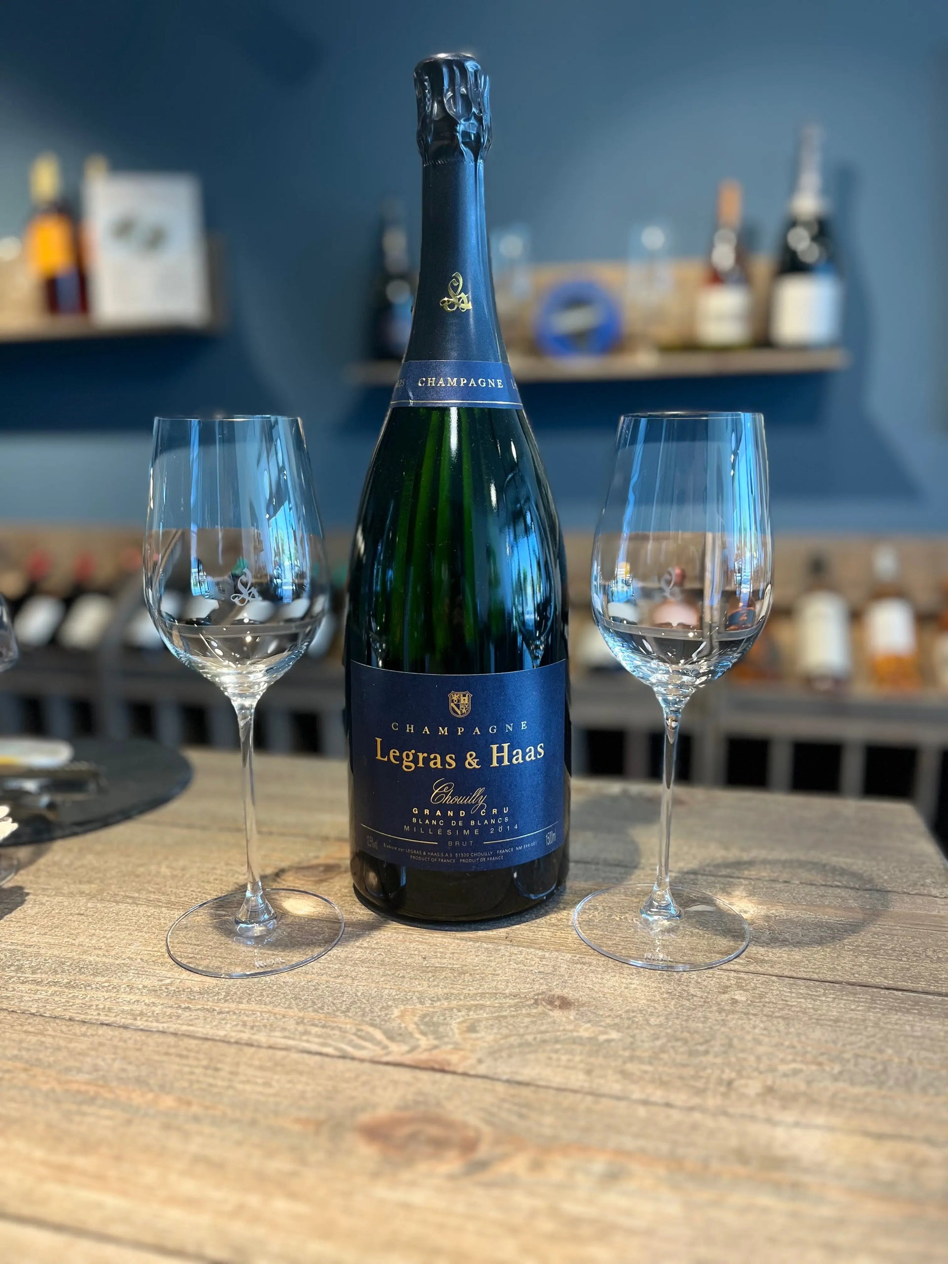 Champagne Legras & Haas Blanc de Blancs Vintage 2014 Grand Cru | 1.5 l Magnum Santos Gourmet