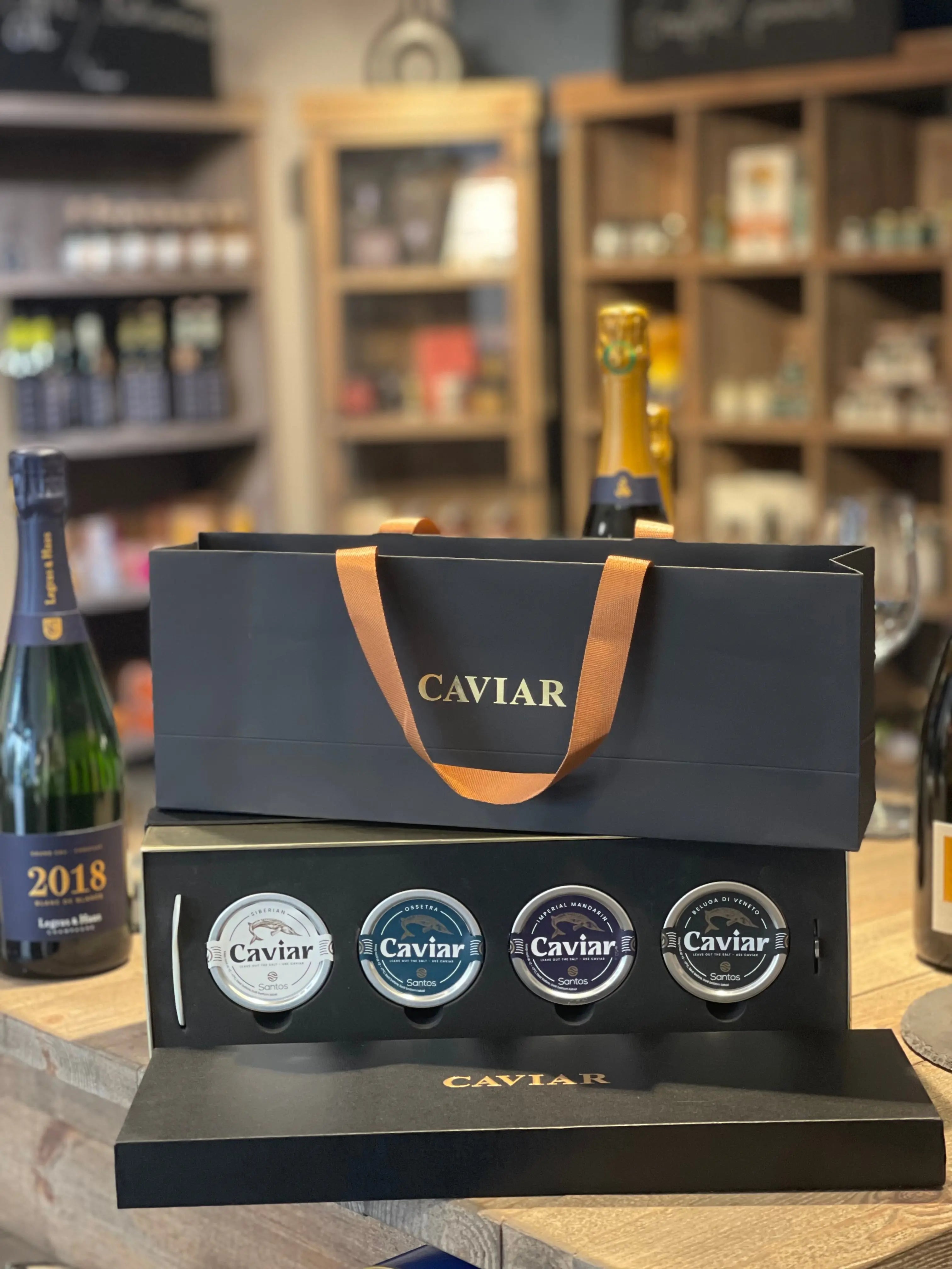 Caviar Tasting Gift Box - 4x50gr Santos Gourmet