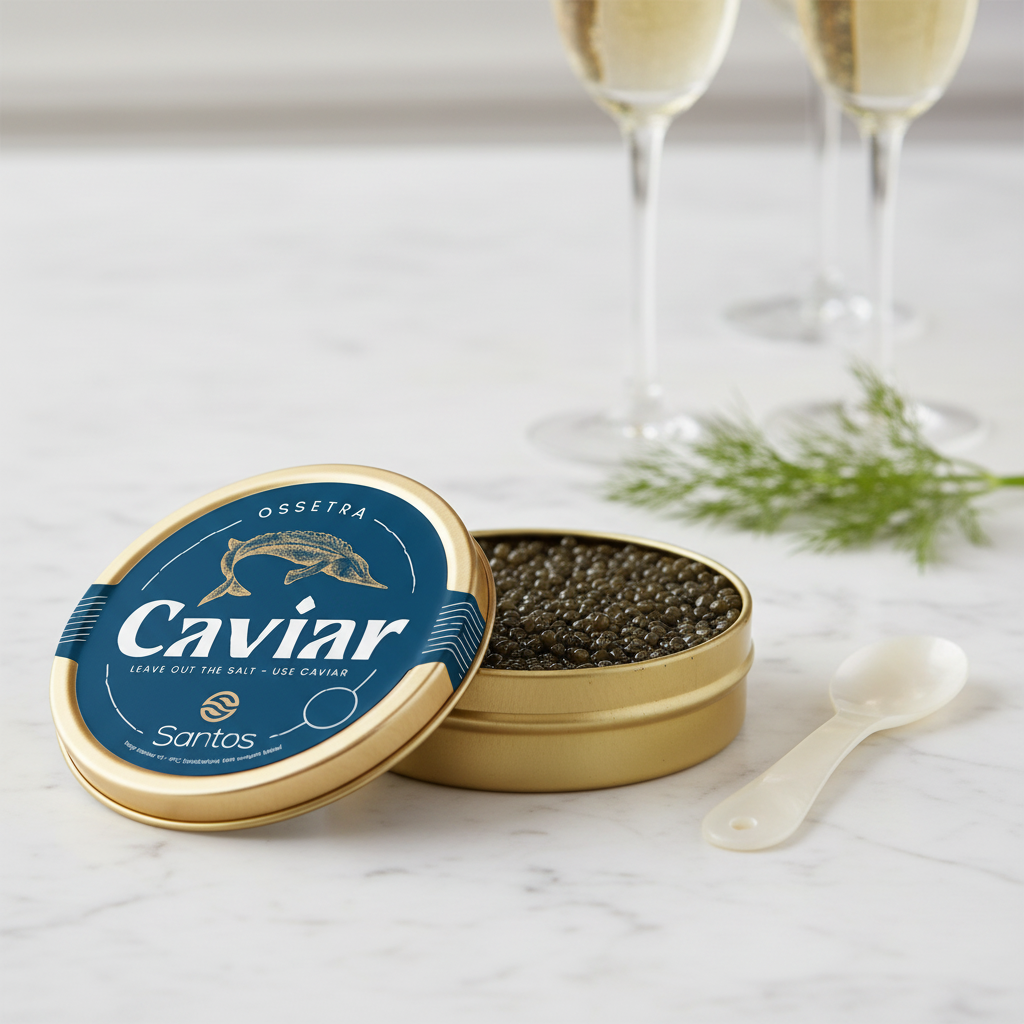 Santos Ossetra Caviar Santos Gourmet