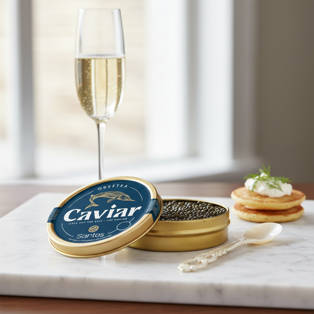 Santos Ossetra Caviar Santos Gourmet