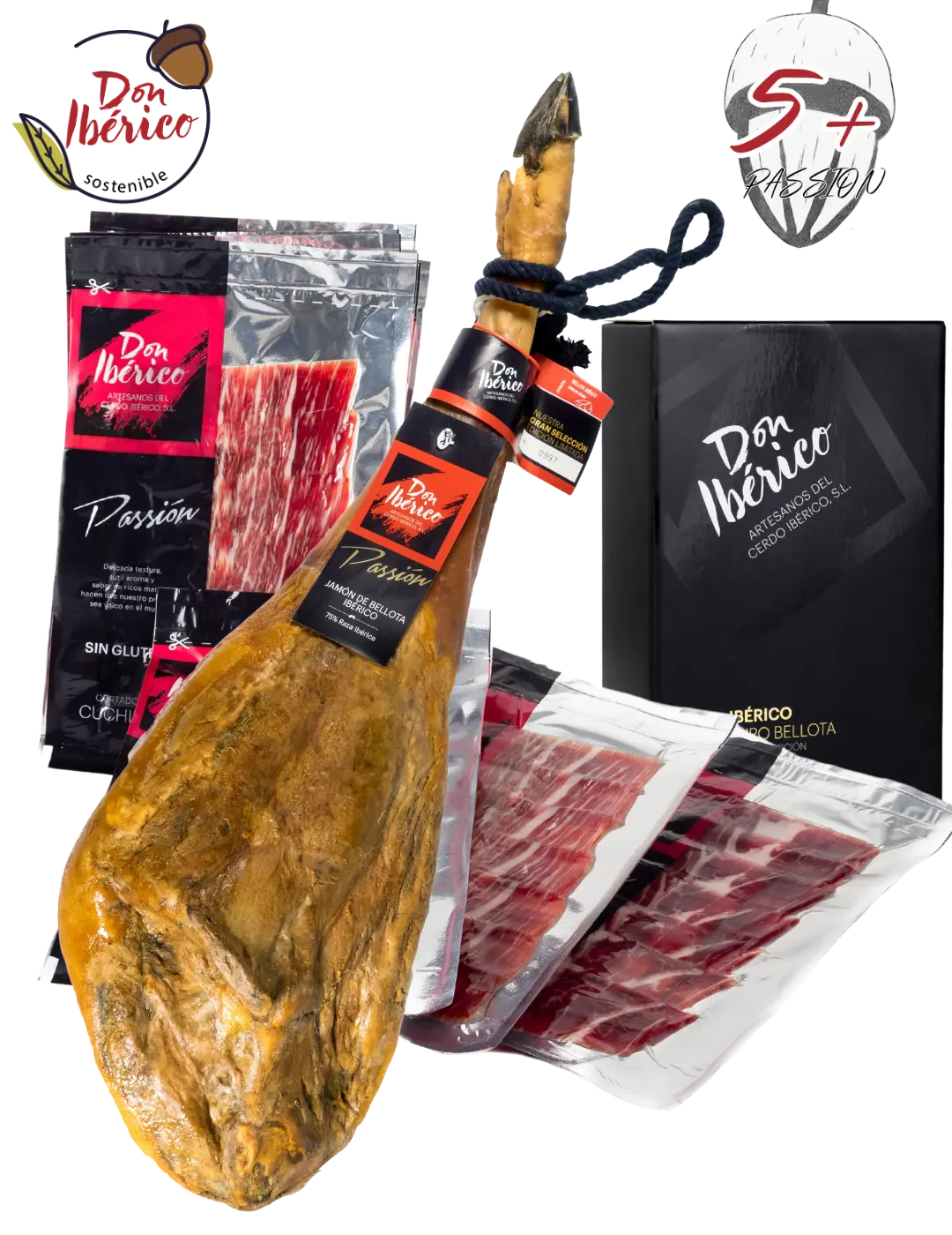 Jamón de Bellota Ibérico (75% R.I.) MONJAMON Y MAS