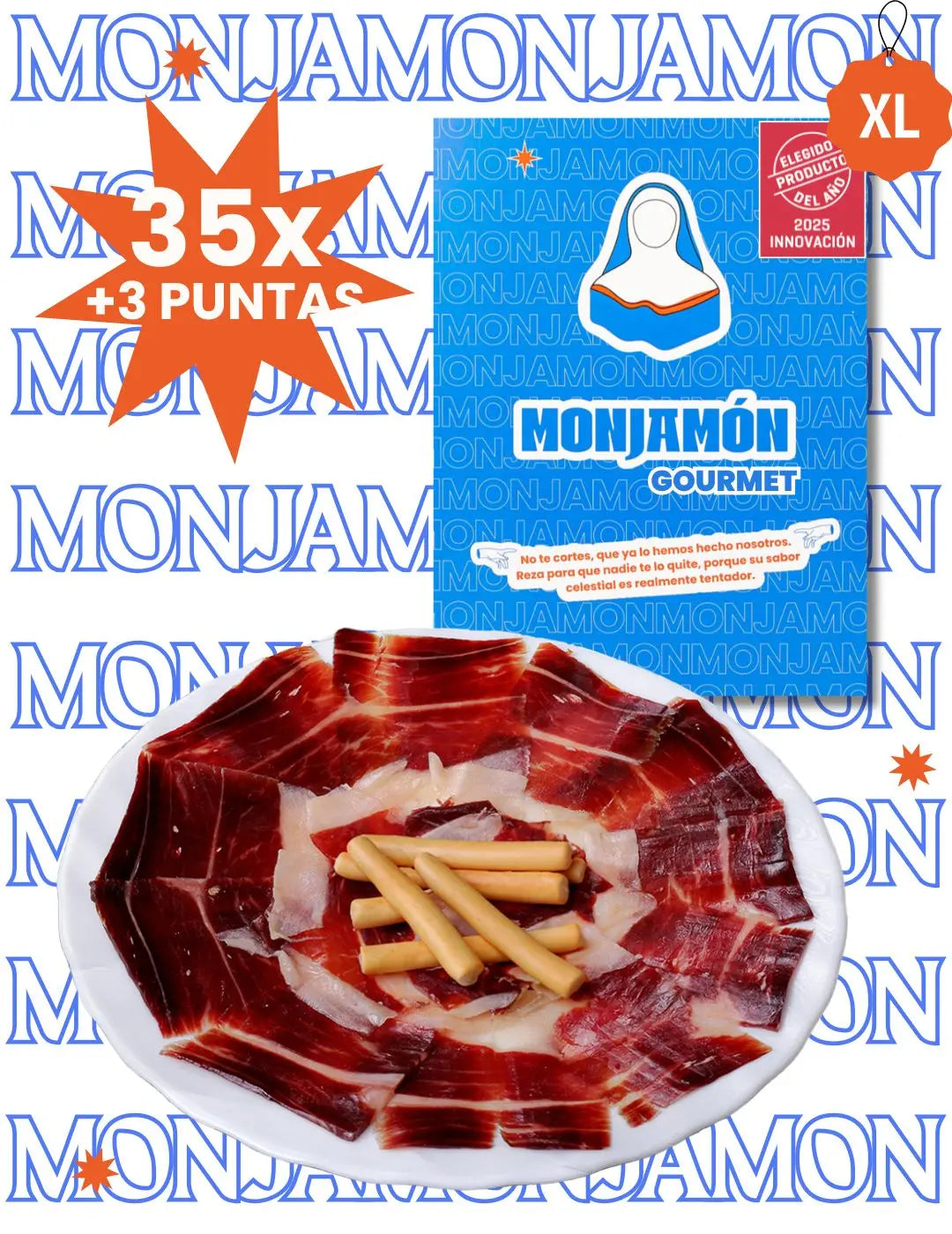 Jamón de Bellota 100% Ibérico +42 Meses | Certificado BRIDA NEGRA MONJAMON Y MAS