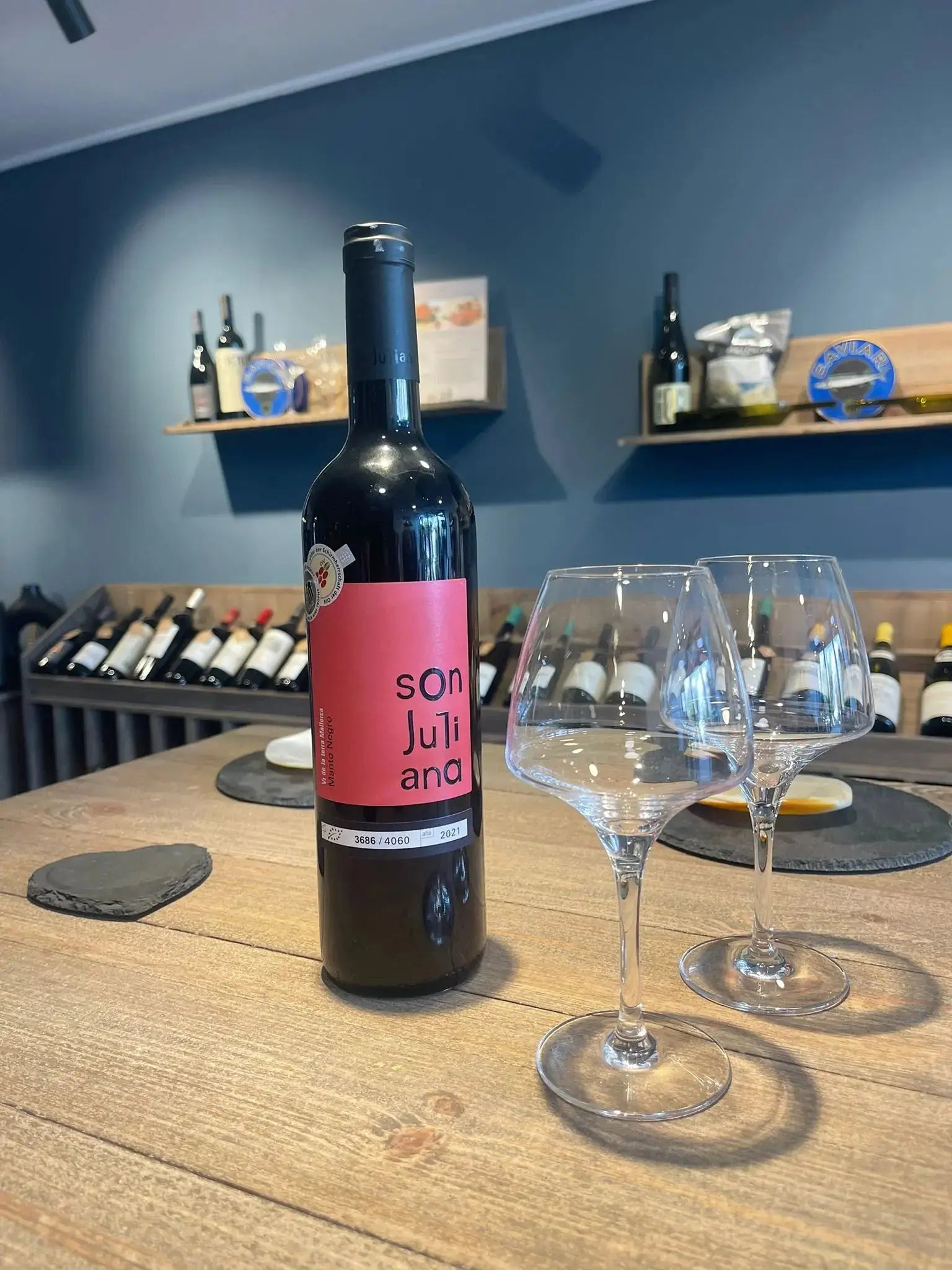 Mallorca red wine mante Negro 2021 Son Juliana Santos Gourmet