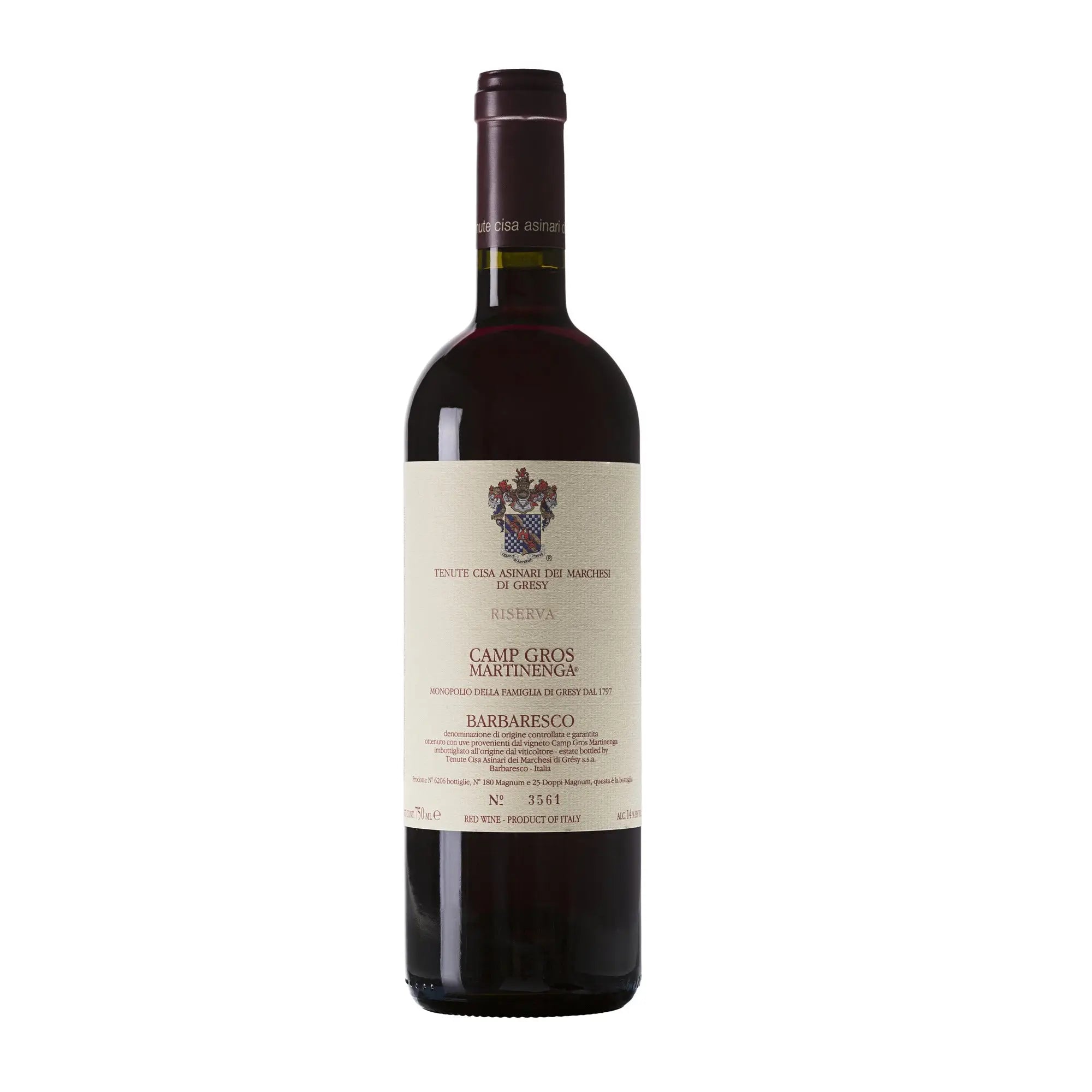 Marchesi di Grésy Barbaresco Camp Gros Martinenga Riserva 2015 – 97 Points Santos Gourmet