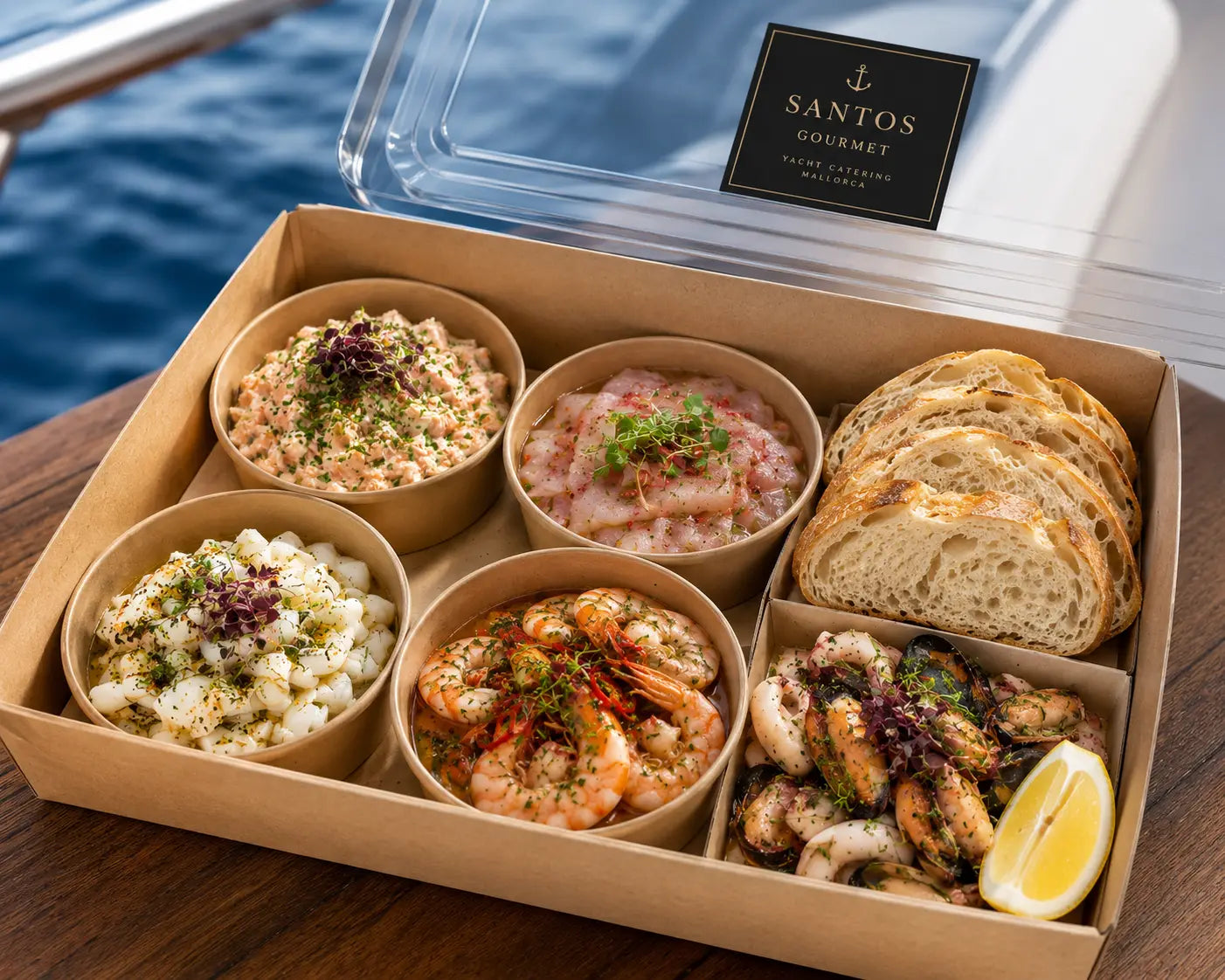 Mediterranean Seafood Gourmet Platter Santos Gourmet