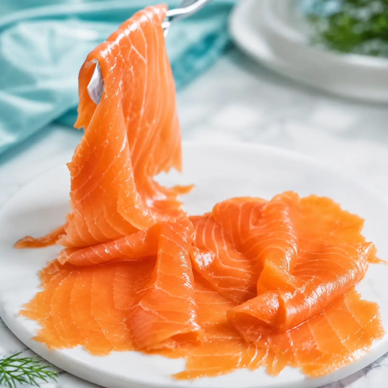 PRUNIER Norwegian Smoked Salmon Slices – 160 g Santos Gourmet