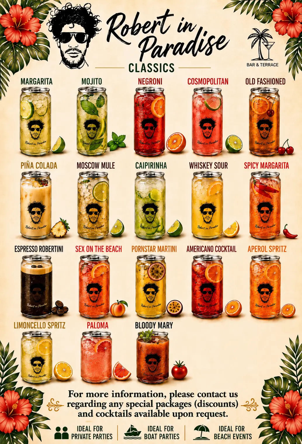 Sunset Pack – 12 Premium Cocktails Santos Gourmet