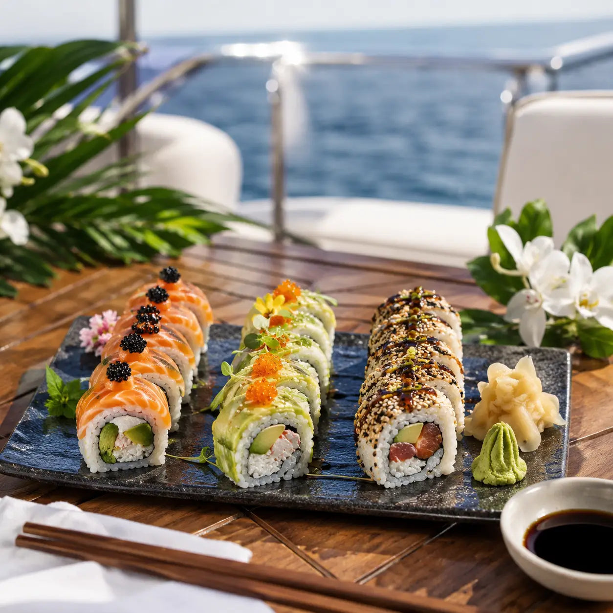 Sushi Roll Selection – Choose 3 Rolls Santos Gourmet