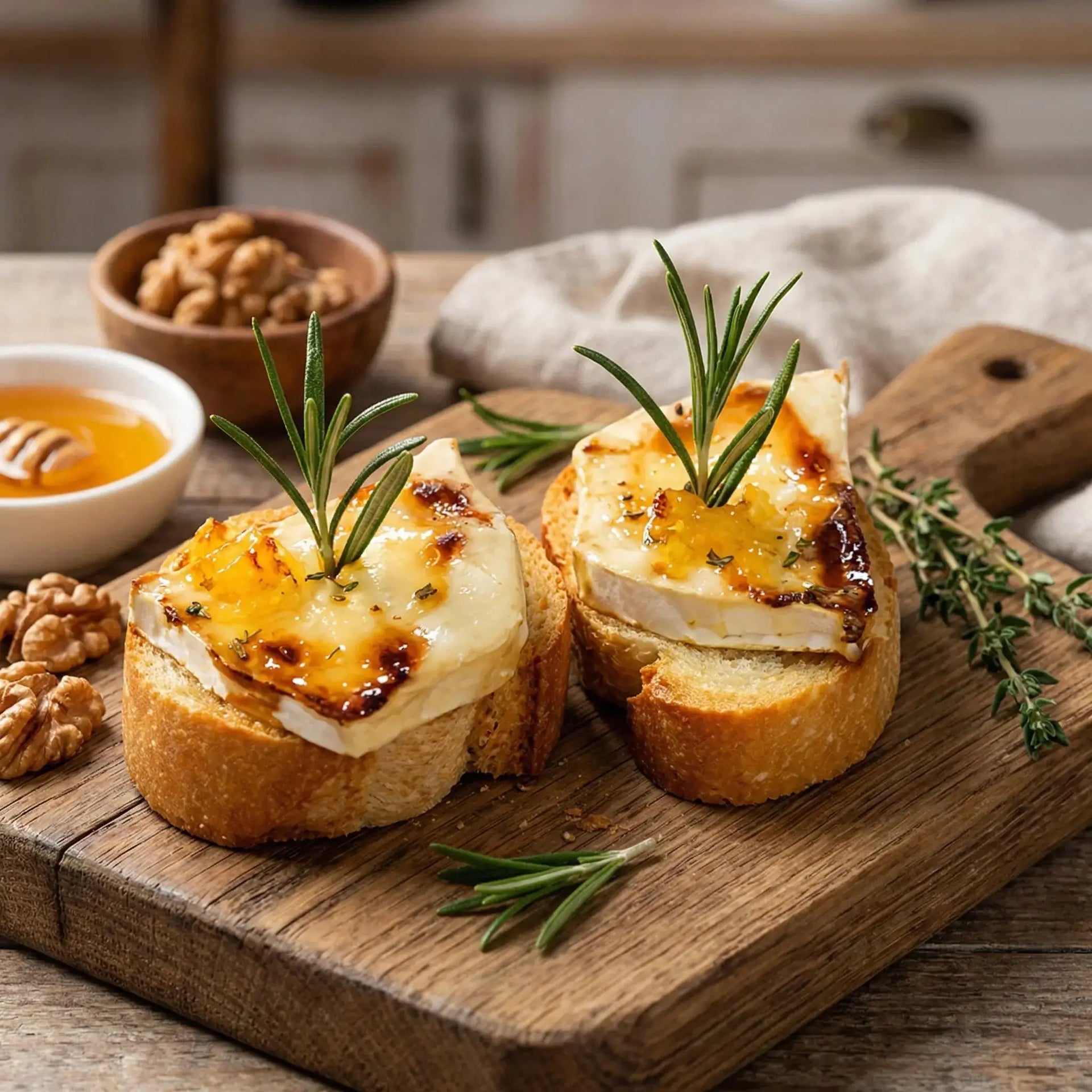catering goat cheese bites with honey (6pcs) Santos Gourmet