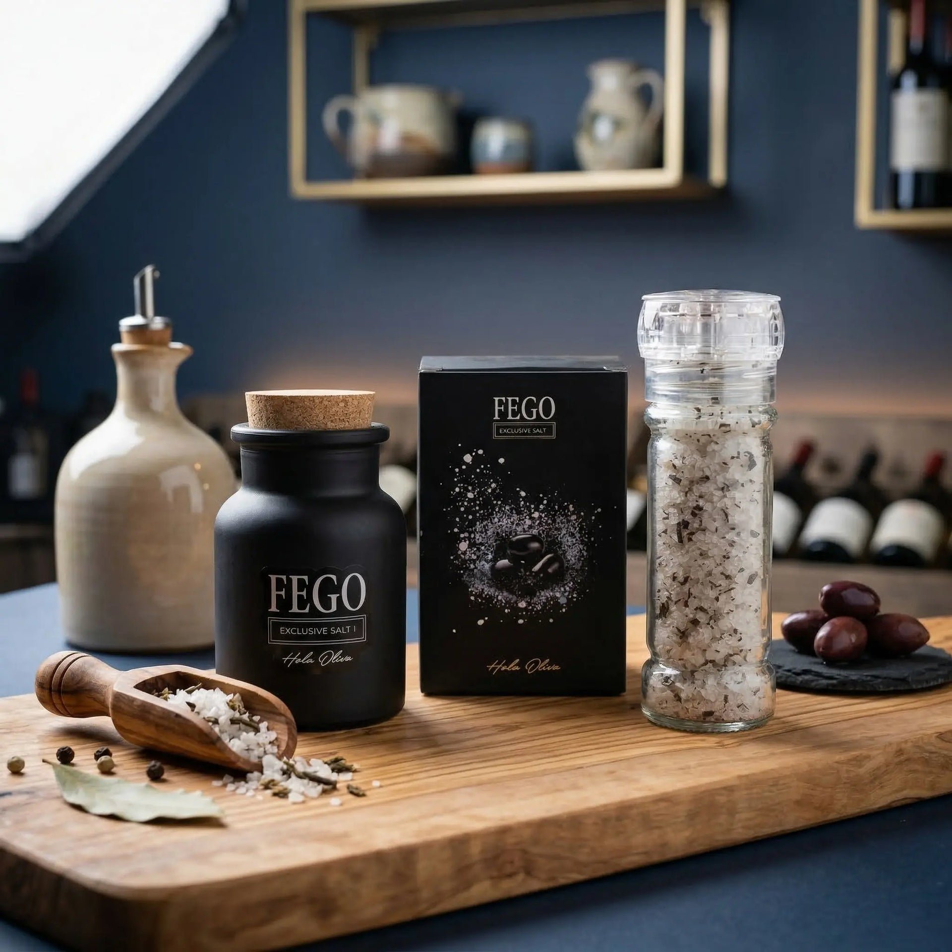 Fego Hola Oliva salt 125gr. Santos Gourmet