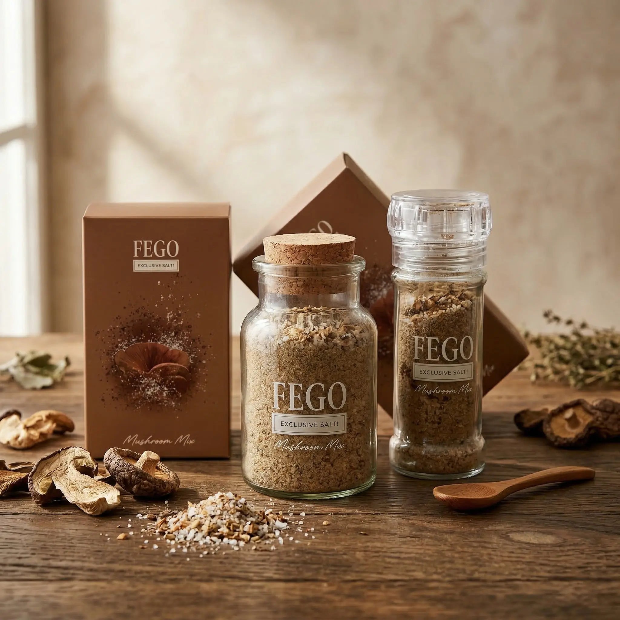 Fego Mushroom Salt Santos Gourmet