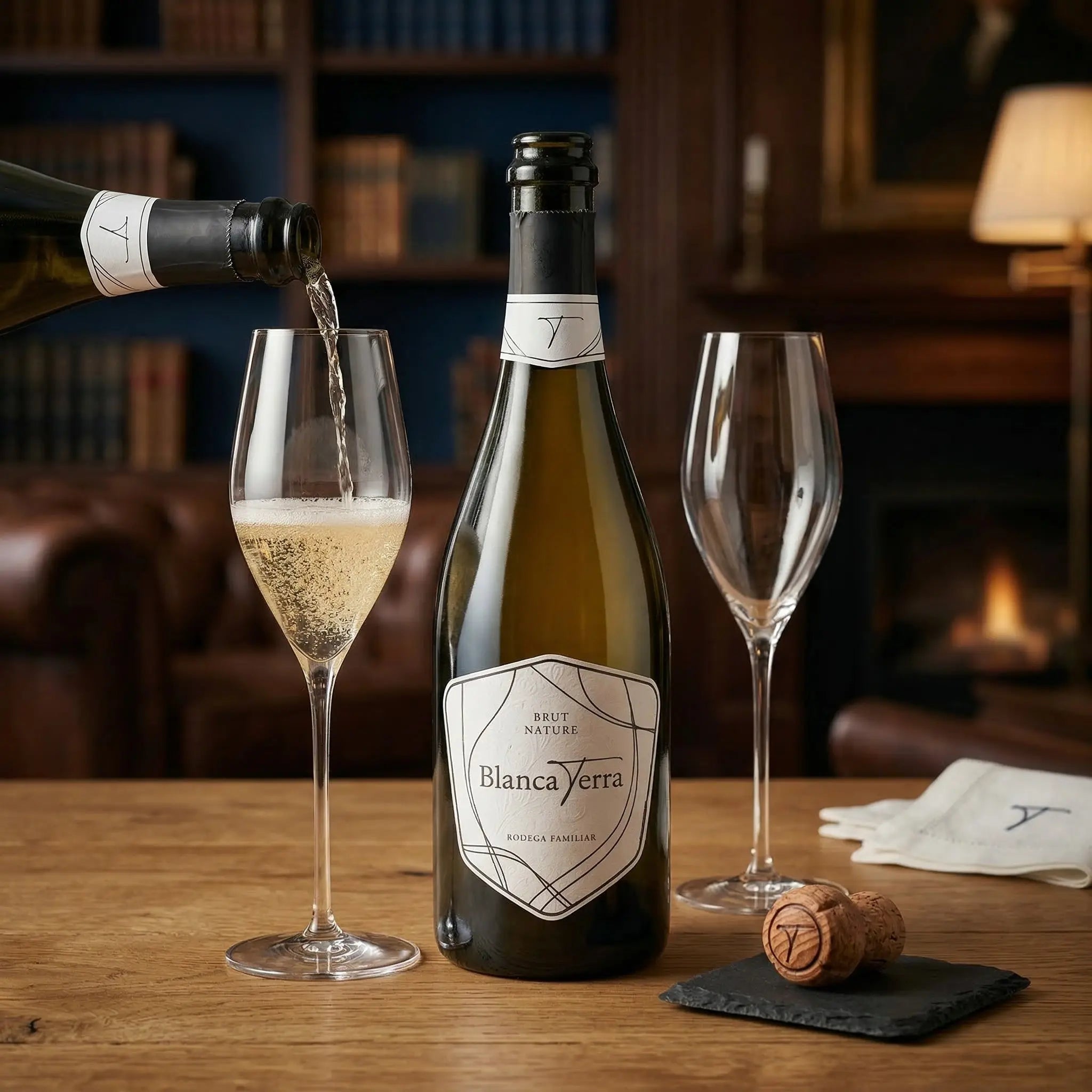 Cava Blanca Terra Brut Nature 2021 Santos Gourmet