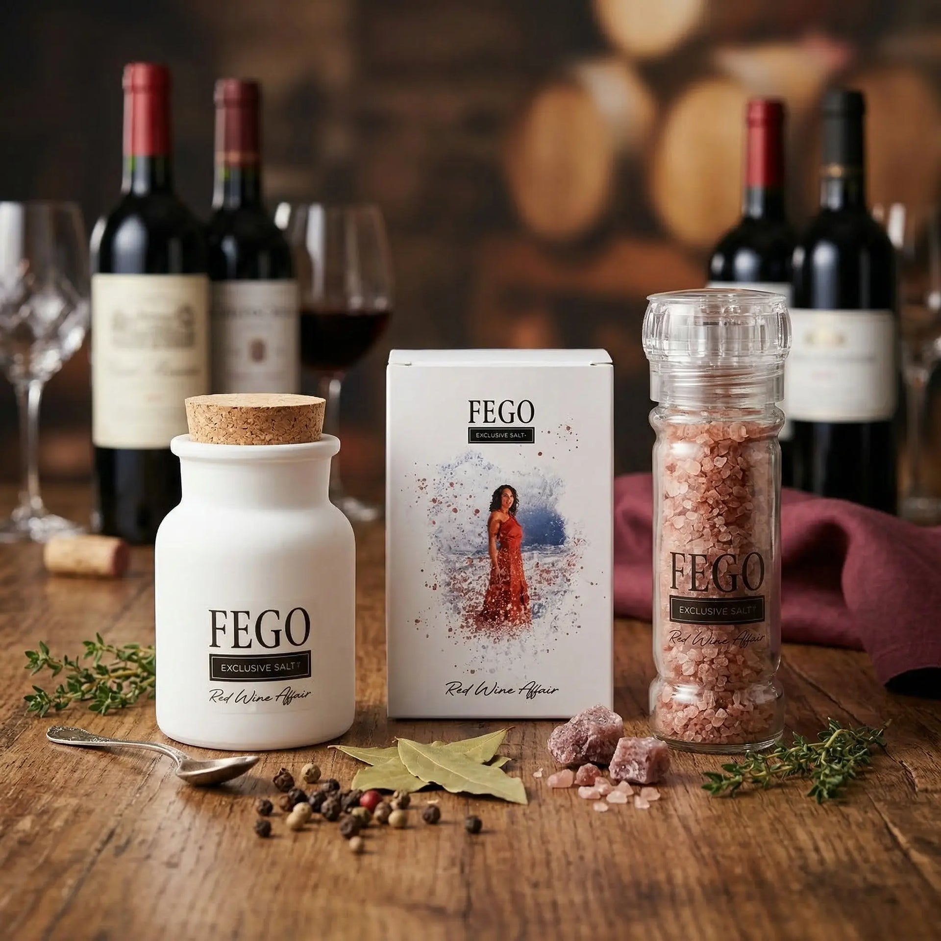 Fego Red Wine Salt Santos Gourmet