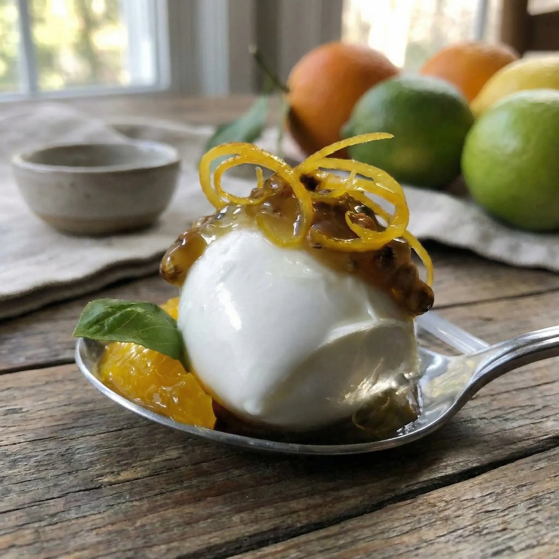 burrata spoon (10pcs) from santos gourmet Santos Gourmet