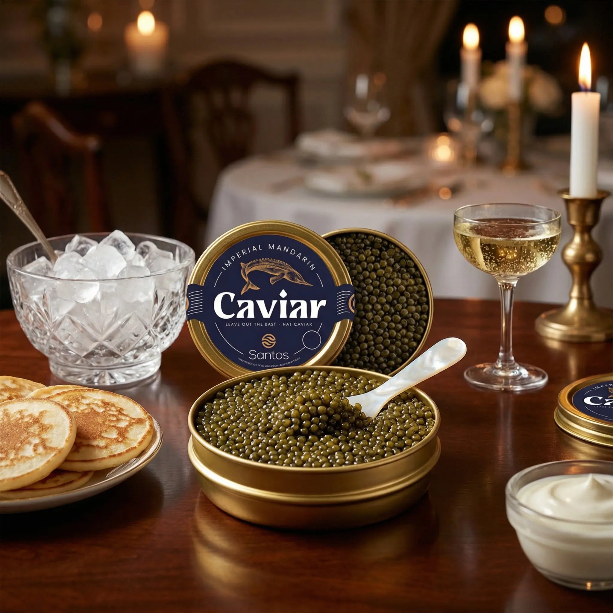 Imperial gold Caviar by santos gourmet Santos Gourmet