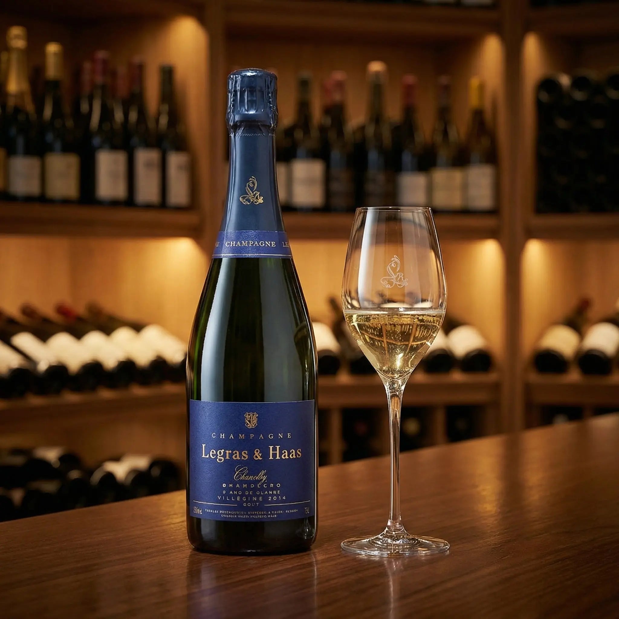 Champagne Legras & Haas Blanc de Blancs Vintage 2014 Grand Cru | 0.75 l Santos Gourmet