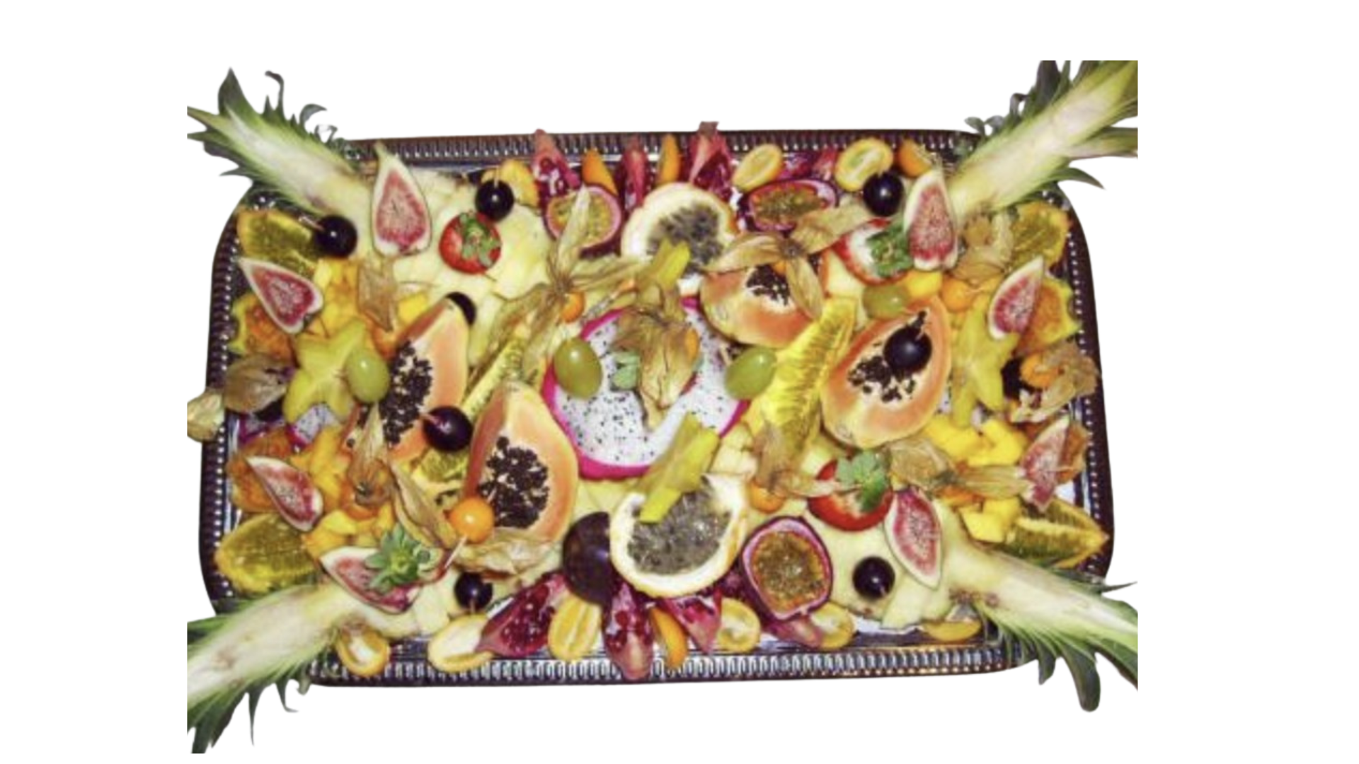 fruits tapas plate