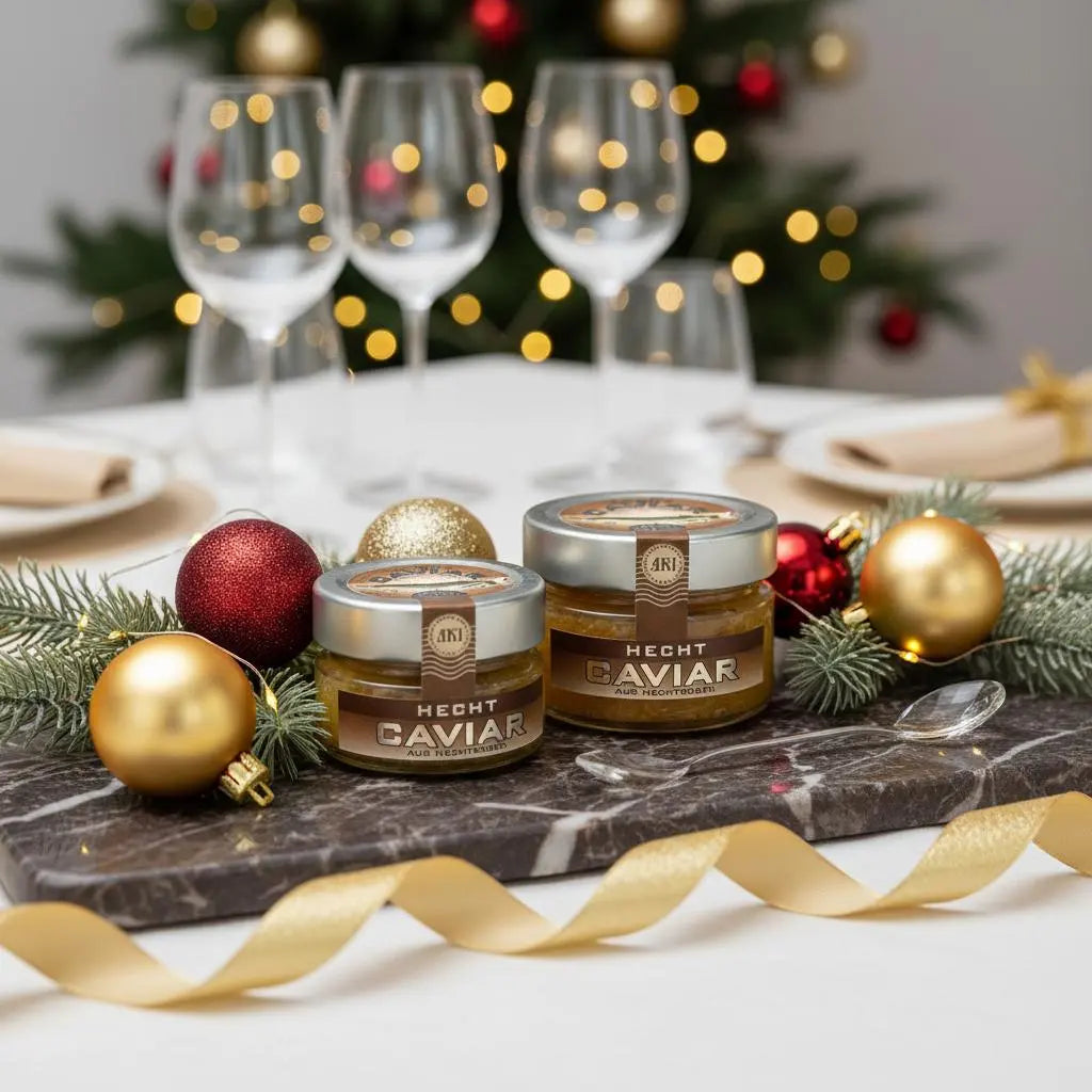 AKI Pike Caviar - Premium Quality, Golden Yellow, Affordable Luxury for Special Occasions Santos Gourmet