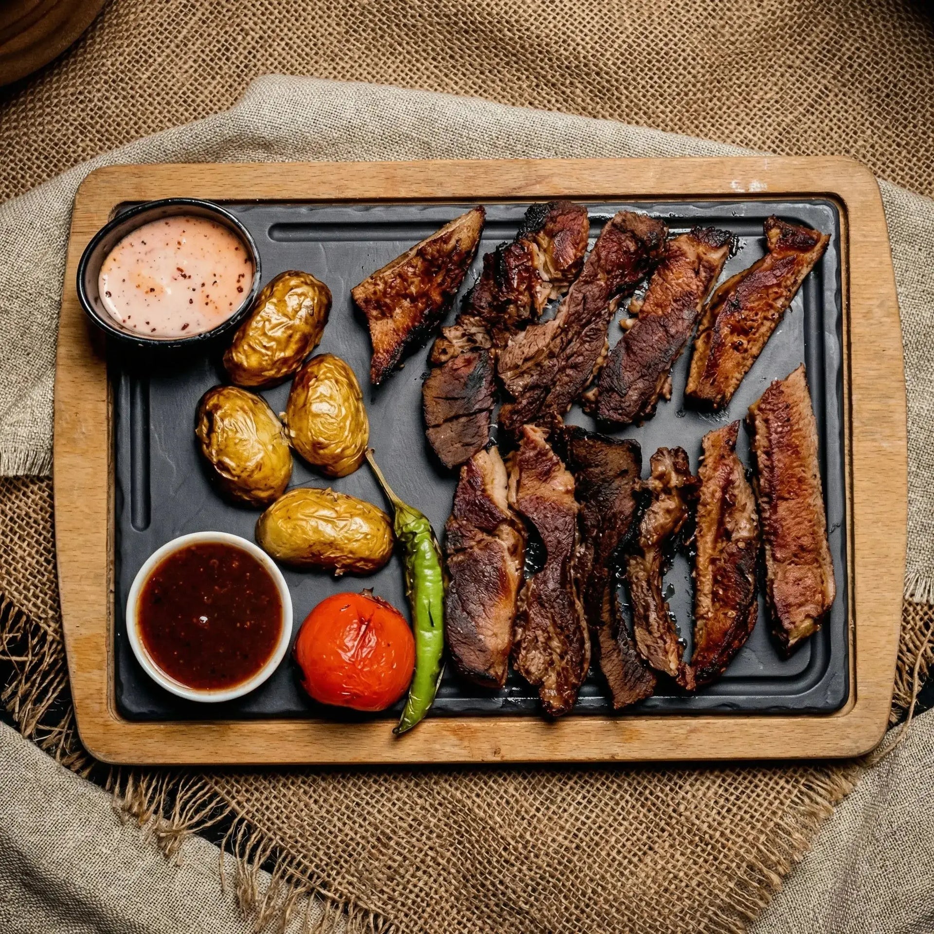 meat tapas plate by santos gourmet Santos Gourmet