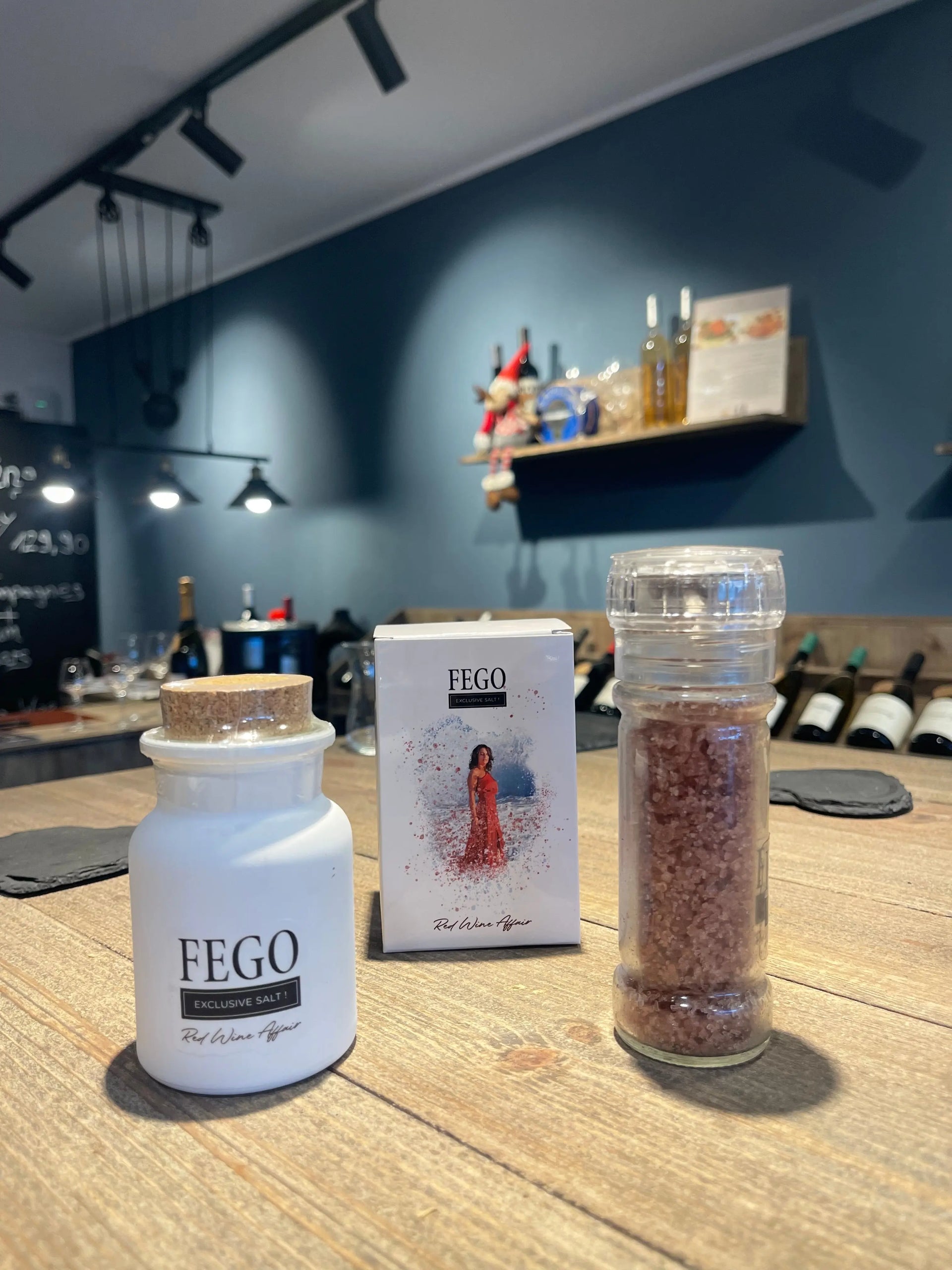 Fego Red Wine Salt Santos Gourmet