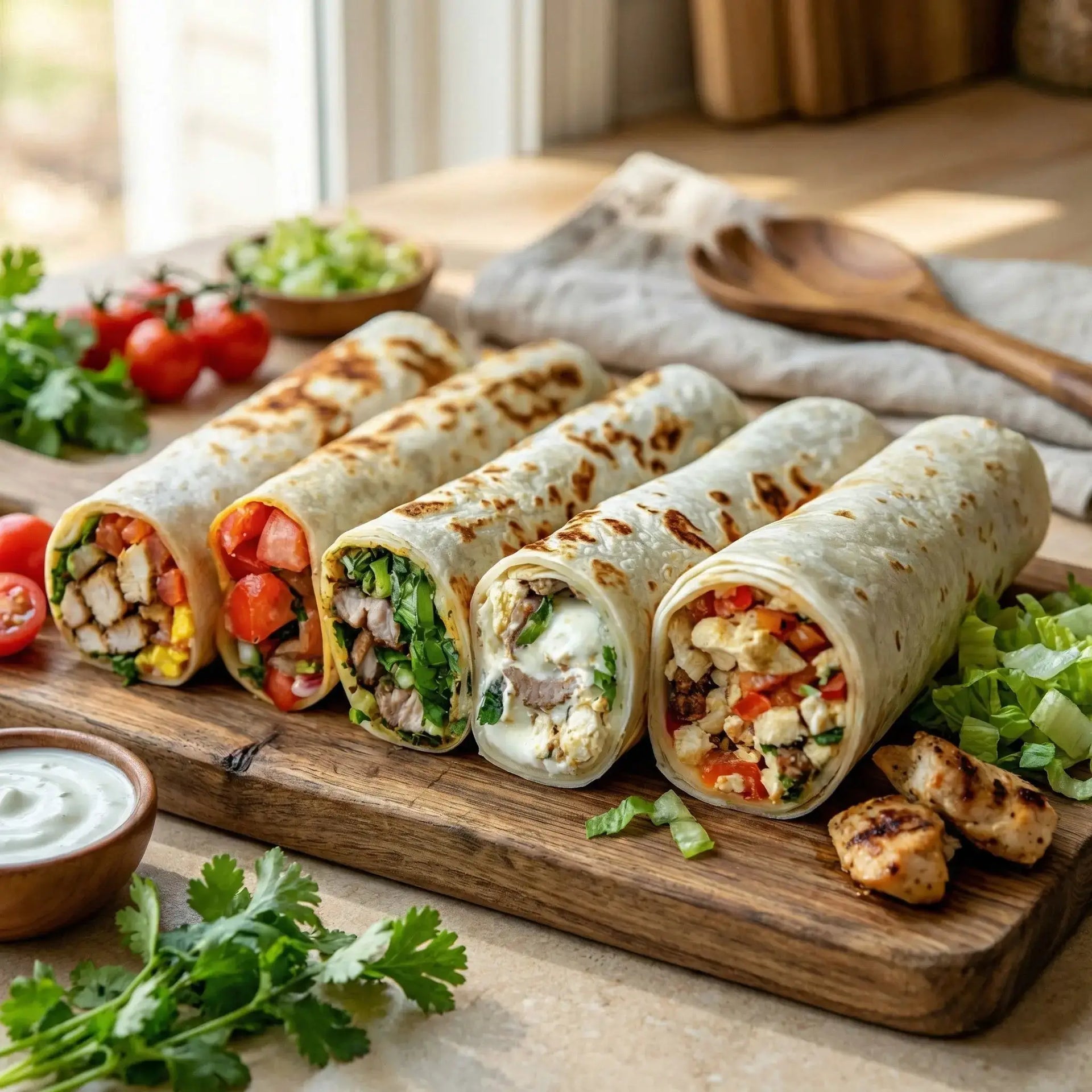 stuffed wraps (6pcs) from santos gourmet Santos Gourmet
