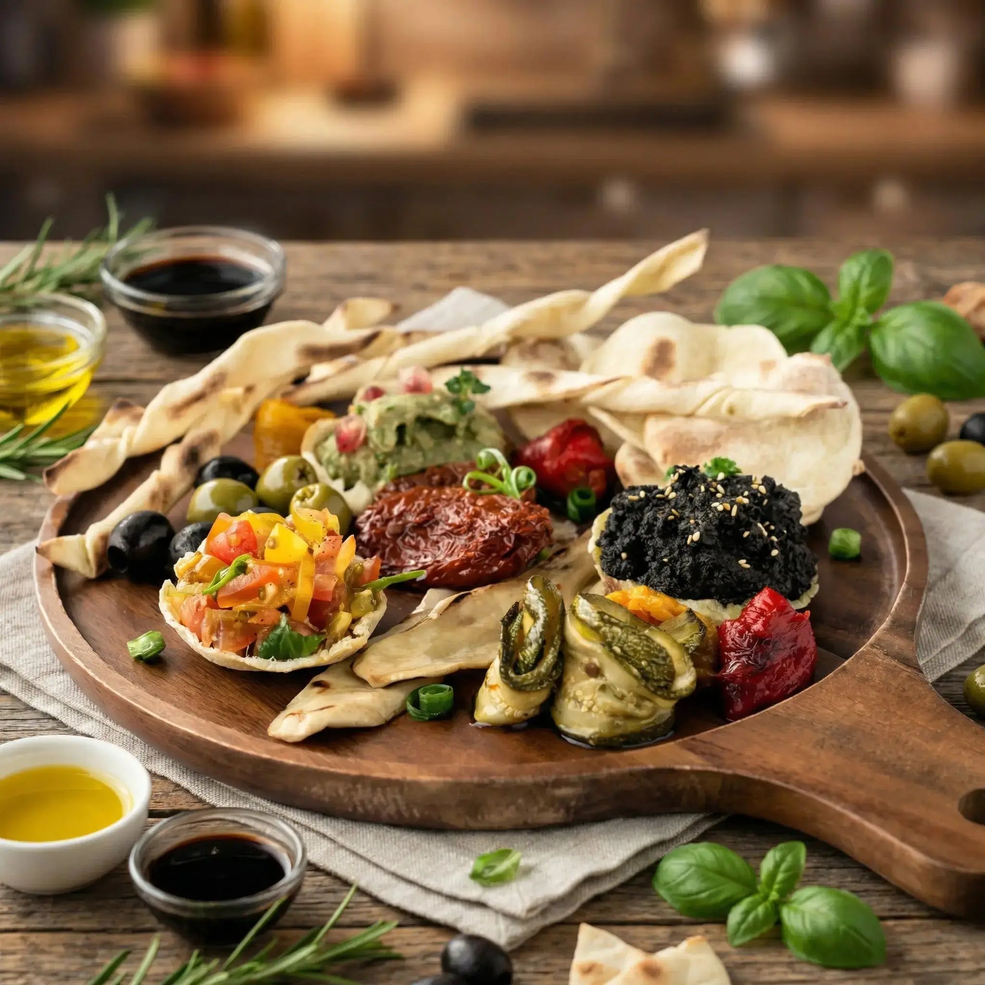 veggie tapas plate by santos gourmet Santos Gourmet