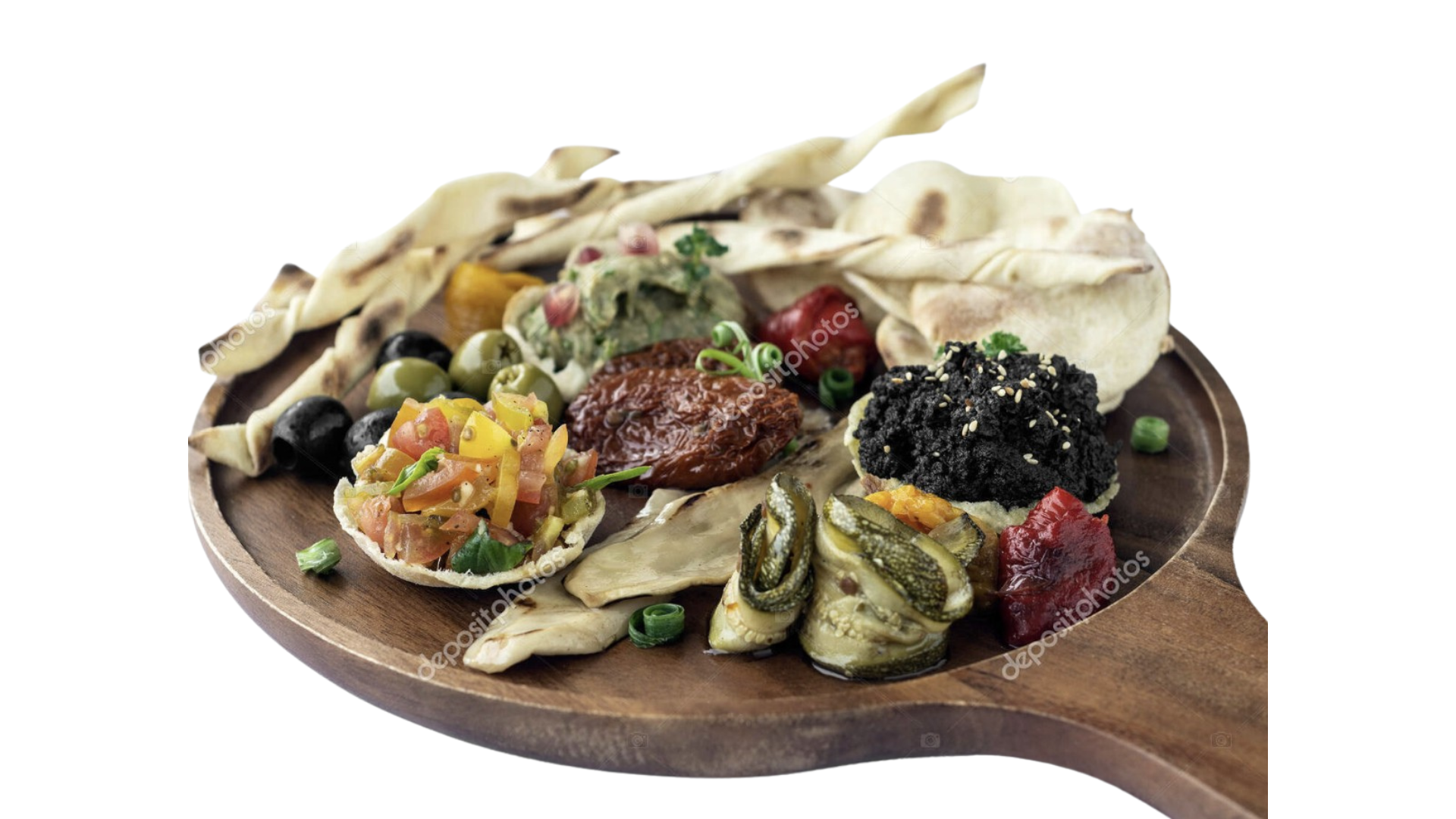 veggie tapas plate