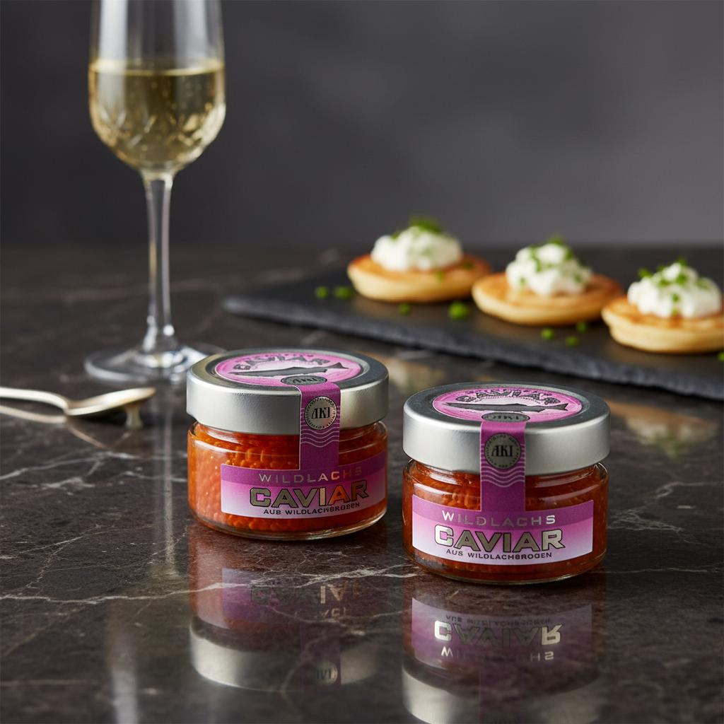 Wild Salmon Caviar Santos Gourmet